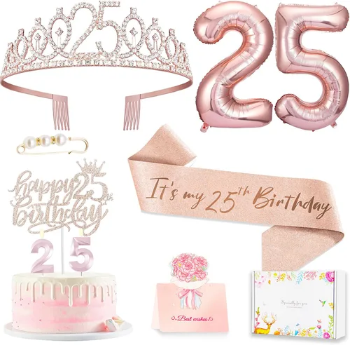 Vista 10 de Decoraciones de cumpleaños número 10 para niña, juego de velas con forma de corona 10º