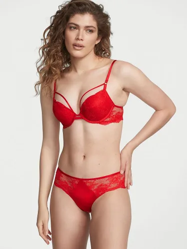 Vista 3 de Victoria's Secret Lace Floral Keyhole Back Cutout Cheeky Panty, Underwear for Women (XS-XXL)