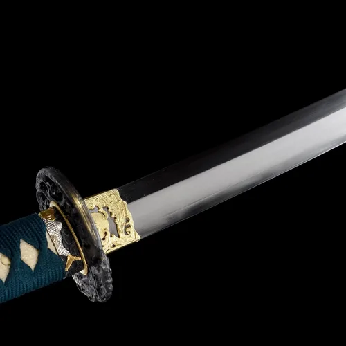 Vista 4 de JIHPEN sword, Espada Katana de alto rendimiento. Espada samurai, acero T12. Muy afilada, 41 pulgadas