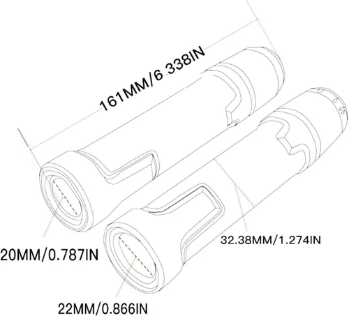 Vista 4 de Para BMW F650G motocicleta 7/8" 0.866 in Agarradera antideslizante manillar manillar manillar moto Grips End F650 GS F 650 GS 2008-2021