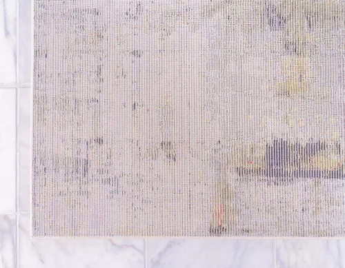 Vista 8 de Tapete abstracto Unique Loom, colección Estrella, moderno, multiárea, Polipropileno, Gris