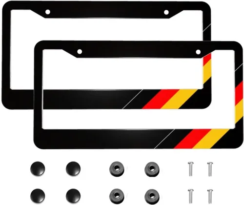 Vista 8 de Marco de matrícula de murciélago negro – 2 piezas de soporte para placa de matrícula de murciélago de Halloween, accesorios decorativos góticos