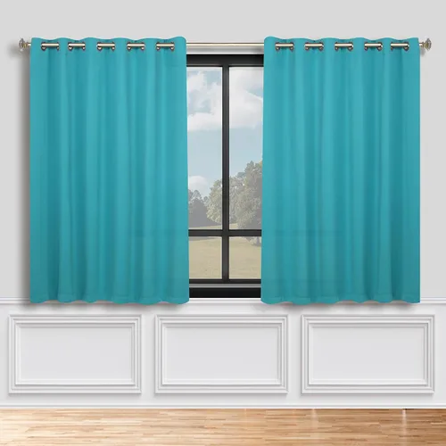 Vista 142 de Superior Cortinas Opacas, Oscurecimiento de Habitación, Dormitorio, Cortinas, Cocina, Acentos de Ventana de Sala de Estar, Bloqueo Solar, Térmico