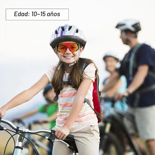Vista 3 de Youth Viper Polarized Sunglasses for Kid Boys Girls Age 10-15 4 Interchangeable Lenses UV400 Glasses for Cycling Baseball