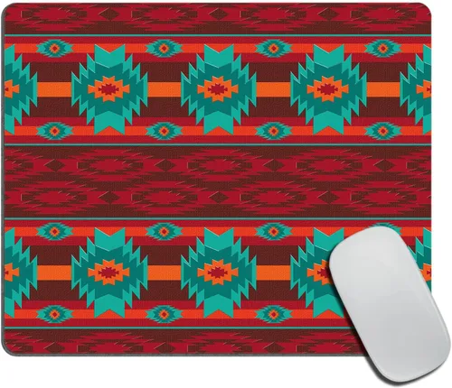 Vista 16 de Alfombrilla de mouse con flores rosas y verdes, accesorios de escritorio, floral, rosas, hogar, oficina, rectangular, alfombrilla de mouse de flores