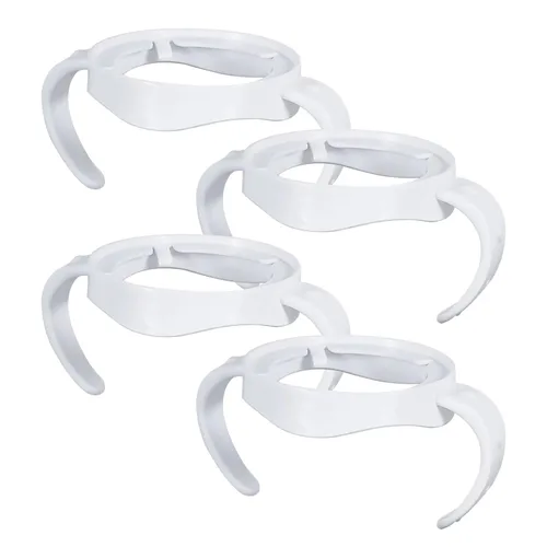 Vista 8 de Paquete de 2 asas de biberón compatibles con biberones Philips Avent, soporte para biberones, color blanco