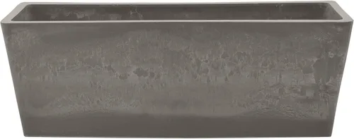 Vista 2 de Arcadia Garden Products PSW U45CT - Caja de ventana de plástico compuesto de piedra/madera, sin orificio de drenaje (perforable), 17.5 x 7 x 6