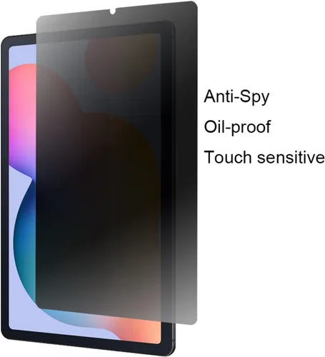 Vista 4 de Protector de pantalla antirreflejo de privacidad Anti-espía Película suave para Samsung Galaxy Tab S6 Lite 2024 2022 2020 Mate Anti-Peeping 10.4