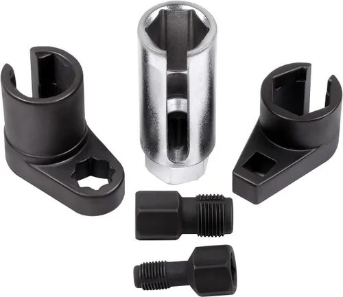 Vista 3 de SCITOO Juego de llave de herramienta de extracción de enchufe de sensor de 5 piezas y cazador de roscas con enchufe de impacto de hilo