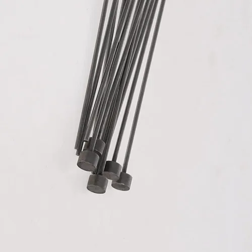 Vista 4 de Auniwaig 0.059 in de diámetro punta redonda de acero recto eyector Pin Punch 3.937 in largo gris plateado 20pcs