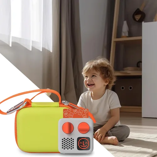 Vista 7 de Tourmate Estuche rígido de almacenamiento para Yoto Estuche de transporte de viaje para niños, altavoces, reproduce tarjetas de audiolibro