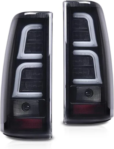 Vista 21 de PIT66 Luces Traseras, Compatible con Ford F150 2009 2010 2011 2012 2013 2014 Pickup SVT, Lente Negro, Acabado Cromado, Juego de Lámparas Traseras 1