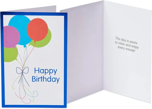 Vista 12 de American Greetings Tarjetas de cumpleaños para niños, brillantes y atrevidas (12 unidades)