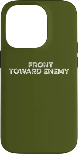Vista 17 de Funda para iPhone 16 frente a la mina enemiga militar veterano ejército Claymore Mines Case