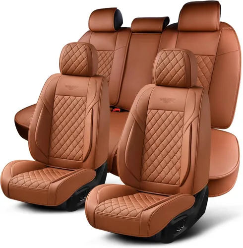 Vista 14 de Fundas de Asiento de Automóvil Accesorios Asiento Delantero Protector de Cojín de Cuero Transpirable Impermeable Funda de Asiento para Automóviles