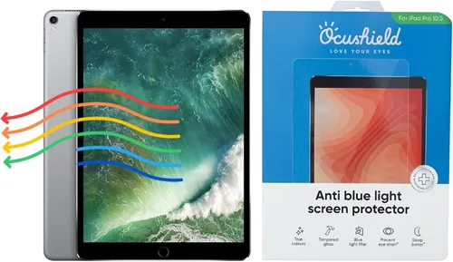 Vista 18 de Ocushield Protector de pantalla de vidrio templado antiluz azul para Apple iPad Mini 1/2/3 (7.9") - Filtro de luz azul para iPad - Anti reflejo