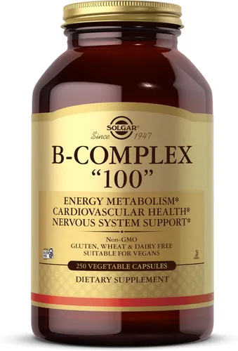 Vista 8 de Solgar B-Complex Cápsulas de 100 Vegetable Promueve el metabolismo Energía, E1150, 1, 1