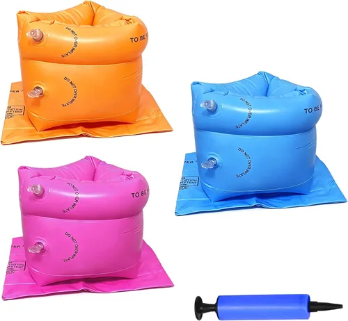 Vista 2 de Arm Floaties for Adults,Toddler Floatie for Pool,Inflatable Floatie Swim Arm Bands Floaties for Kids and Children
