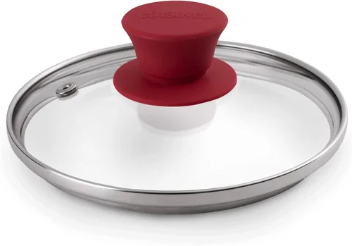 Vista 16 de Cuisinel Tapa de cristal – 6 pulgadas – Compatible con Lodge – Funda de repuesto templada totalmente montada – Apto para horno para sartenes – Para