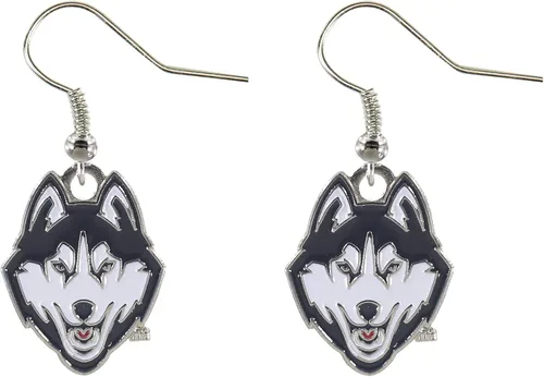 Vista 15 de aminco NCAA Pendientes colgantes con logo de la NCAA para adultos unisex