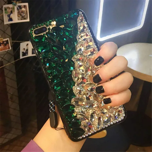 Vista 17 de Funda para Moto G4 Play, lujo 3D hecho a mano con piedras brillantes de cristal, diamantes de imitación brillantes, para Motorola Moto G4 Play