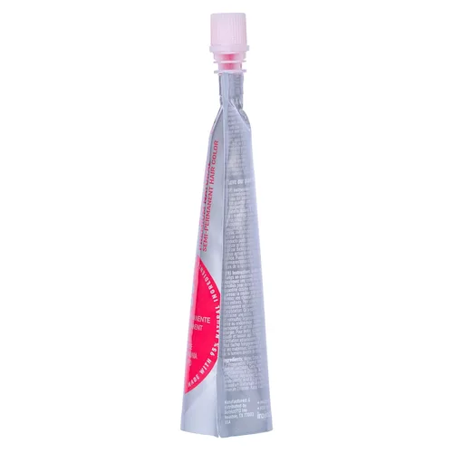 Vista 3 de IROIRO Color de cabello semipermanente natural prémium 330 rojo neón (4 onzas)