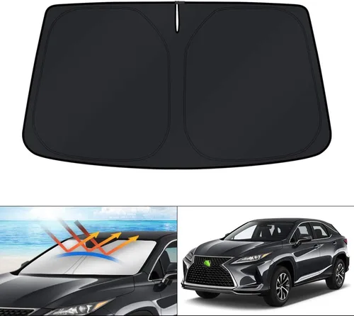 Vista 88 de KUST - Parasol plegable para parabrisas para BMW X1 E84, accesorios 2011 2012 2013 2014 2015, protector de visera de sol ajustable que bloquea