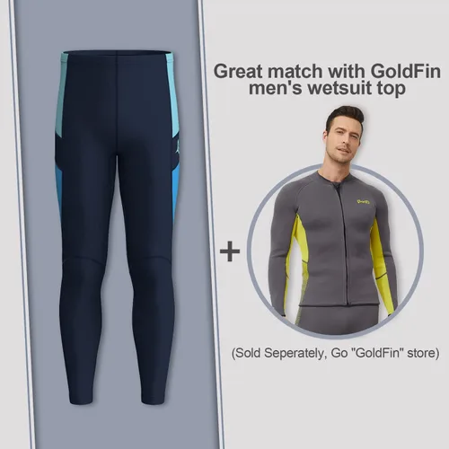 Vista 4 de GoldFin Pantalones cortos de neopreno para hombres y mujeres, pantalones de neopreno de 0.069 pulgadas/0.118 pulgadas para deportes acuáticos, surf