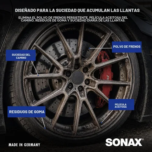 Vista 7 de Limpiador de neumáticos Sonax efecto completo, Plateado