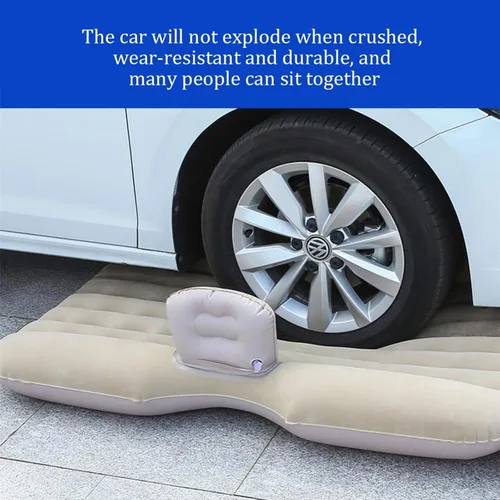 Vista 7 de Colchón de aire para cama de camión, colchón de aire para automóvil, cama inflable, soporte de almacenamiento de almohada, bolsa de almacenamiento