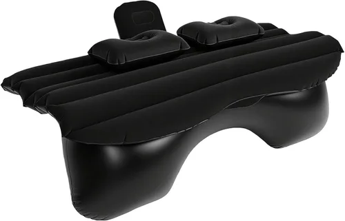 Vista 4 de Car Air Mattress Backseat 53.15 x 33.46 Inch PVC Flocking (Black)