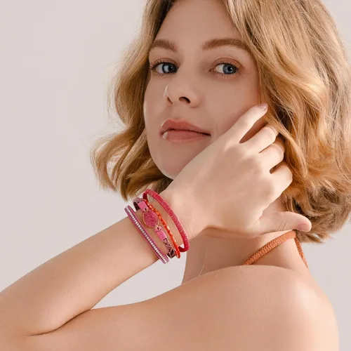 Vista 63 de FANCY SHINY - Pulsera de cuero estilo bohemio, pulsera de cuentas de cristal con cierre magnético, regalos de joyería para mujer