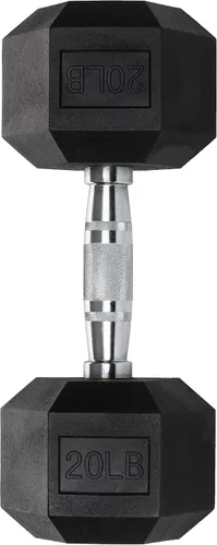 Vista 7 de Iron Crush Mancuernas hexagonales – Pesas recubiertas de PVC, asas moleteadas cromadas, mancuernas hexagonales fijas – entrenamiento, ejercicio