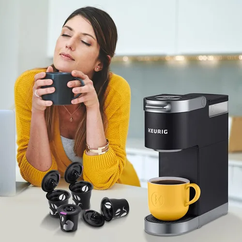Vista 7 de Tazas reutilizables K para K-Mini/K-Duo/K-Express, pack de 2 Tazas K reutilizables para cápsulas de café K-eurig, tazas K rellenables sin BPA