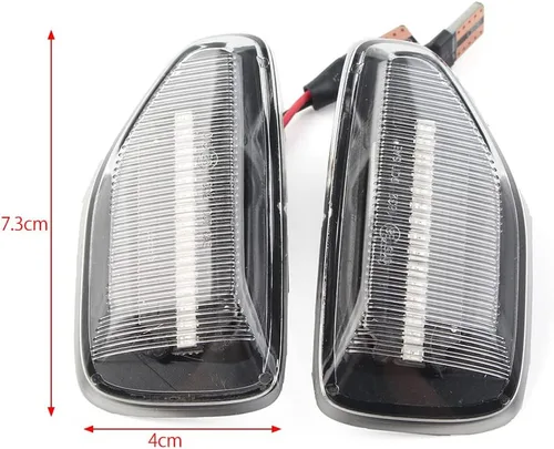 Vista 3 de FSFY - Lámpara intermitente de repuesto para Dacia Logan Sandero Duster, para Renault Sandero Stepway Duster, 2