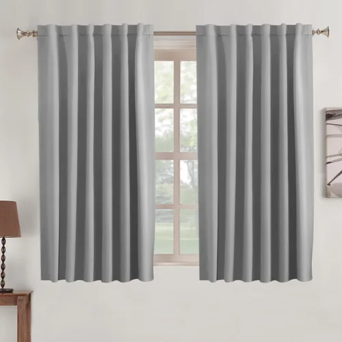 Vista 113 de Turquoize Cortinas Opacas con Aislamiento Térmico Paneles de Tratamiento de Ventanas con Bolsillo para Barra Paneles de Ventana para Ventanas