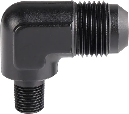 Vista 13 de EVIL ENERGY Adaptador de ajuste de 6AN a 3/8" NPT macho de 90 grados, aluminio
