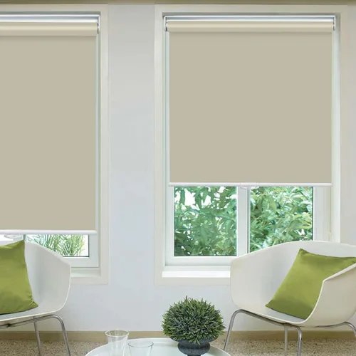Vista 2 de Persianas enrollables opacas sin cordón, para ventana, tamaño personalizado, persianas de primavera, privacidad, impermeable, con aislamiento