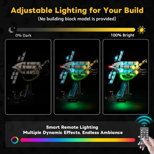 Vista 3 de Kyglaring LED Light Kit Compatible with Lego Project Hail Mary 11389 Building Blocks Building Set - Upgraded Remote Control & Multi-Mode Dimming