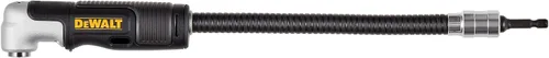 Vista 11 de DEWALT Adaptador de taladro de ángulo recto FLEXTORQ, sistema 4 en 1, eje flexible recto compacto de 12 pulgadas, adaptador de taladro de 90 grados