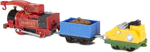 Vista 4 de Locomotora grúa Harvey de Thomas & Friends, de Fisher-Price