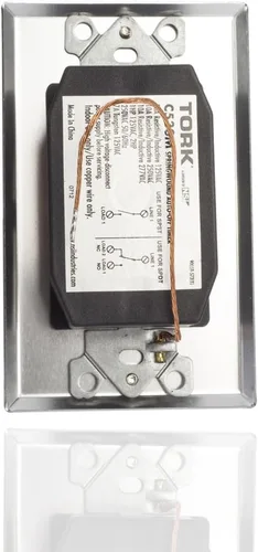 Vista 3 de Apagador de tiempo para pared con interruptor automático Sringwound estilo comercial serie C, 1