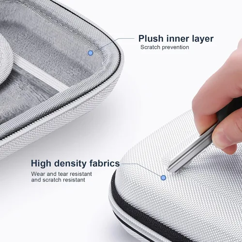 Vista 3 de Benazcap Funda de transporte compatible con consola Nintendo SwitchSwitch OLED, con compartimento de almacenamiento de 10 juegos, funda protectora