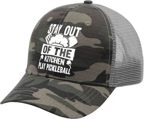 Vista 2 de devor Dad Hats Stay Out of The Kitchen Play Pickleball Dad Hat, Graphic Hats for Women