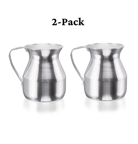 Vista 2 de IMUSA USA (2 unidades) - Jarra tradicional de aluminio de 2 cuartos de galón "Chocolatera
