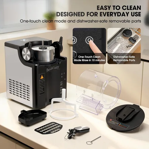 Vista 7 de 5-in-1 Slushie Machine with No Pre-Freeze Ice Cream Maker Function