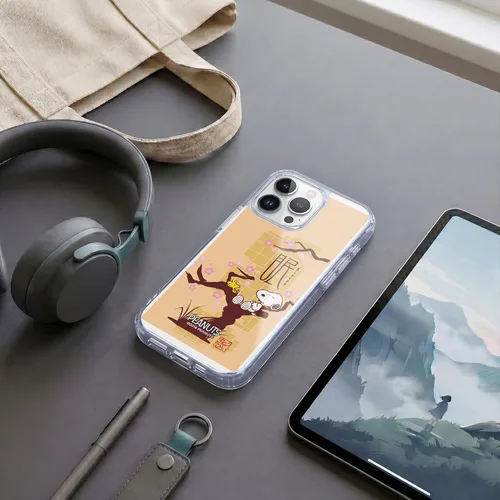 Vista 519 de Carcasa de gel para iPhone 7 Plus/iPhone 8 Plus, diseño de Snoopy Oriental de Peanuts, Badges