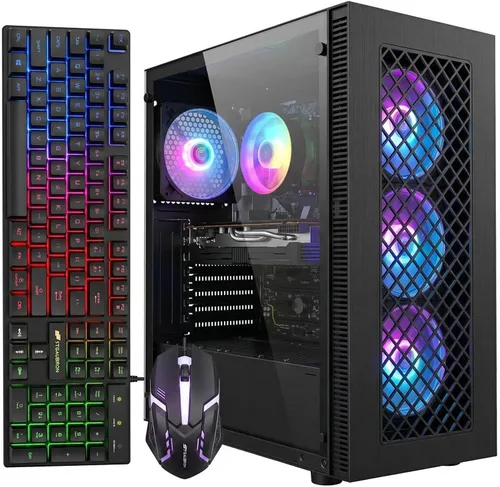 Vista 12 de Escritorio para PC para juegos STGAubron, R5 2600, RTX 2060 6G
