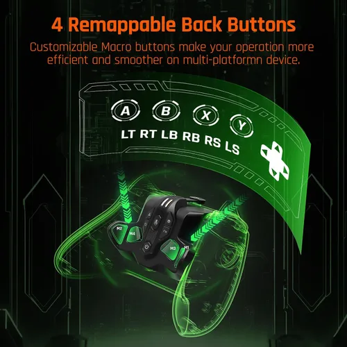 Vista 4 de BIGBIG WON ARMORX Accesorio de botón trasero inalámbrico para controlador Xbox Series XS