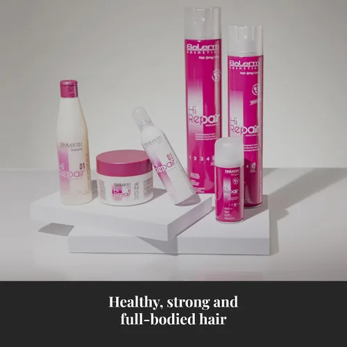Vista 6 de SALERM - Champú reparador - Champú Hi Repair - 8.5 fl oz - Hidratación profunda para cabello dañado - Repara y rejuvenece - Cabello más brillante